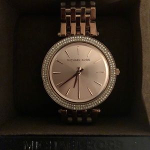 Darci Pavé Rose Gold-Tone Watch